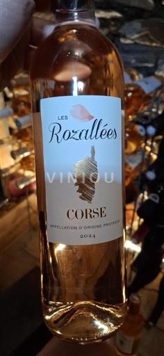 Vin Rosé sec Les Rozallées 2024 France Corse AOC