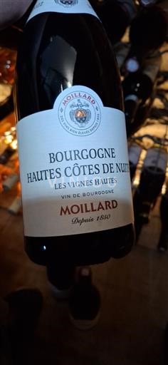 Bourgogne Ospecificerad Moillard Les Vignes Hautes 2022