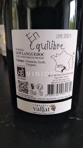 Languedoque Languedoc Vignobles Vallat En équilibre 2021