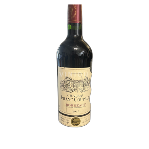 Bordeaux Chateau Franc Couplet 2017