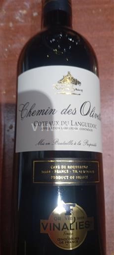 Languedoc Coteaux du Languedoc Cave de Roquebrun Chemin des Olivettes 2024