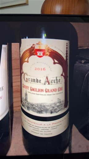 Bordeaux Saint-Émilion Grand Cru Grand Cru Grande Arche 2016