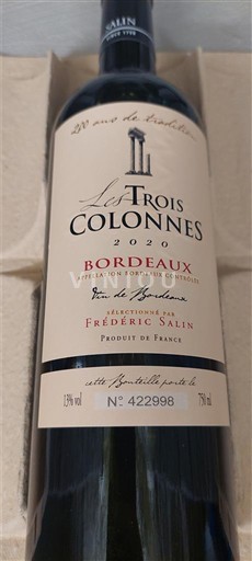 Bordeaux Les Trois Colonnes 2020
