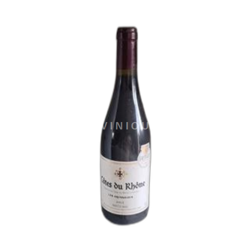 Vin Rouge sec Les Aronnières Cave Saint Romain 2015 France Vallée du Rhône Côtes-du-rhône AOC