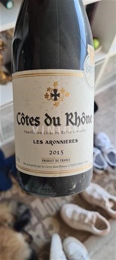 Rhône Valley Côtes du Rhône Caves Saint Romain Les Aronnières 2015