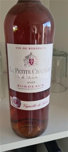 Bordeaux La Petite Chapelle 2015