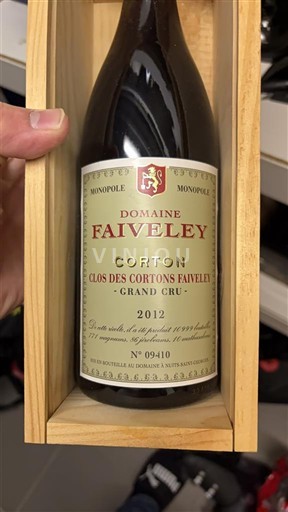 Burgundsko Corton Grand Cru Domaine Faiveley Clos des Cortons Faiveley 2012