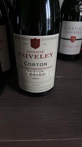 Borgoña Corton Grand Cru Domaine Faiveley Clos des Cortons Faiveley 2019