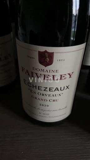 Bourgondië Échézeaux Grand Cru Domaine Faiveley En Orveaux 2020