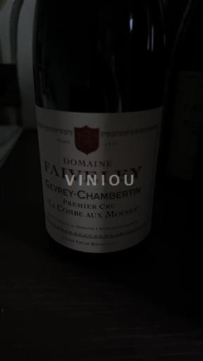 Burgundy Gevrey-Chambertin Premier Cru Domaine Faiveley La Combe aux Moines 2017