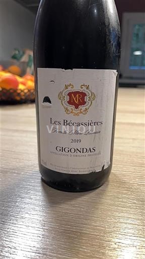 Rona dolina Gigondas Famille Marc Romain Les Bécassières 2019