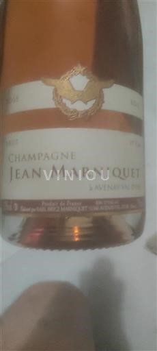 Champaña Champán Jean Marniquet Premier Cru Rosé Brut Sin añada