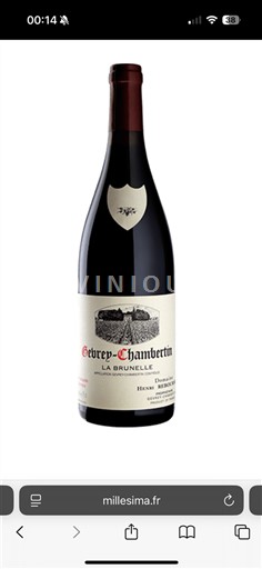 Burgundy Gevrey-Chambertin Domaine Henri Rebourseau La Brunelle 2023