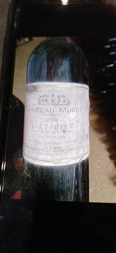 Bordeaux Haut-Médoc Cru Bourgeois Château Muret 1998