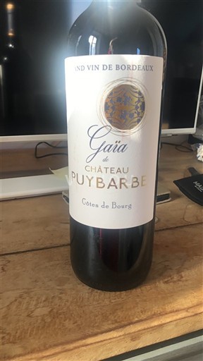 Bordeaux Côtes-de-bourg Château Puybarbe Gaïa Senza annata