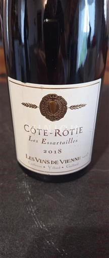 Rhônedalen Côte-rôtie Les Vins de Vienne Les Essartailles 2018