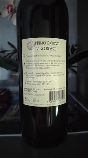 Veneto Ikke specificeret Primo Giorno 2016