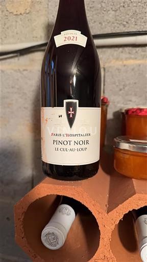 Vin Rouge sec Le Cul-au-Loup Paris l'Hospitalier 2021 France Bourgogne AOC