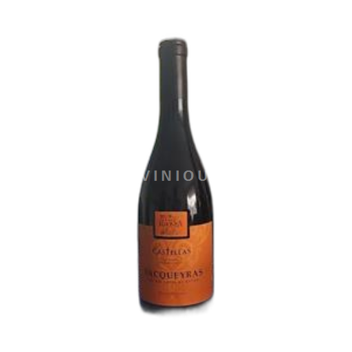 Vin Rouge sec Castellas 2022 France Vallée du Rhône Vacqueyras AOC