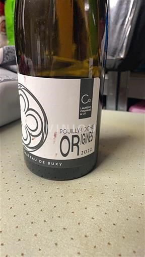 Vin Blanc sec Origines Buxy 2022 France Bourgogne Pouilly-loché AOC