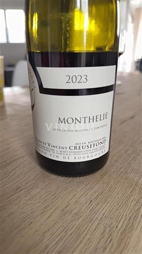 Borgogna Monthélie Alain et Vincent Creusefond 2023