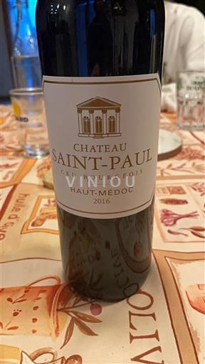 Bordeaux Haut-Médoc Cru Bourgeois Château Saint-Paul 2016