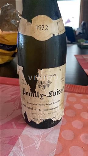 Burgundsko Pouilly-fuissé Maurice Luquet et Fils 1972