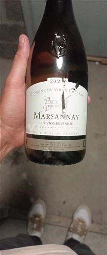 Bourgogne Marsannay Domaine Vieux Collège Les Vignes Marie 2021