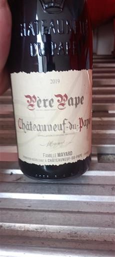 Rhône-dalen Châteauneuf-du-Pape Famille Mayard Père Pape 2019