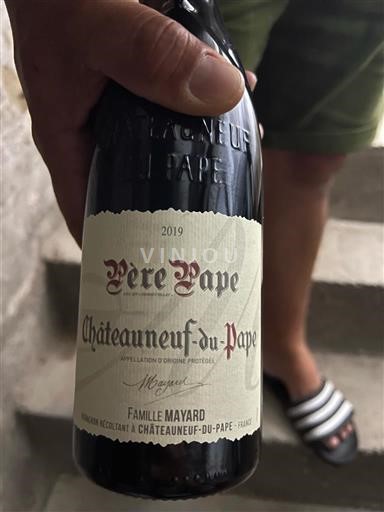 Rhônen laakso Châteauneuf-du-Pape Famille Mayard Père Pape 2019