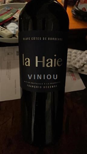 Burdeos Blaye-Côtes de Burdeos François Décombe La Haie 2021