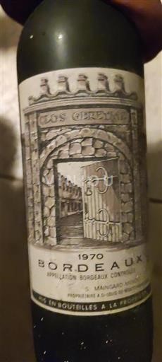 Bordeaux Clos Gereyme 1970