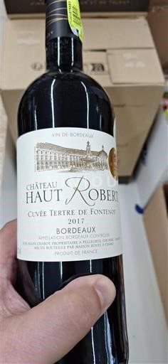 Bordeaux Château Haut Robert Tertre de Fontenot 2017