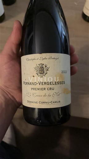 Borgoña Pernand-Vergelesses Premier Cru Domaine Cornu-Camus Le Creux de la Net 2022