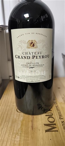 Bordeaux Castillon-côtes-de-bordeaux Château Grand Peyrou 2019