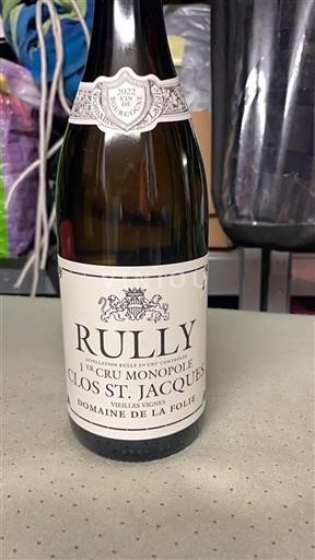 Borgogna Rully Premier Cru Domaine La Folie Clos St. Jacques 2022