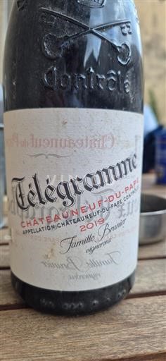 Thung lũng Rhône Châteauneuf-du-pape Domaine Vieux Télégraphe Télégramme 2019