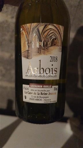 Jura Arbois La Cave de la Reine Jeanne Savagnin Ouillé 2018