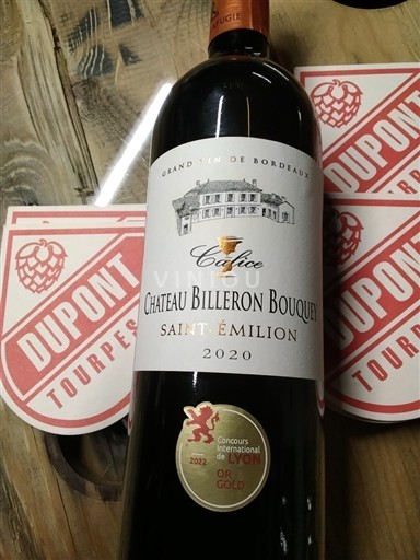 Bordeaux Saint-Émilion Château Billeron Bouquey Lescure 2020