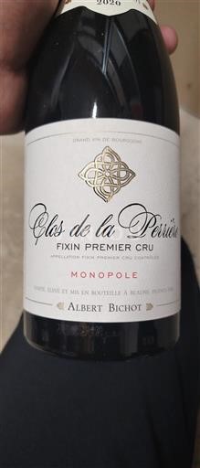 Burgundi Fixin Premier Cru Albert Bichot Clos de la Perrière 2020