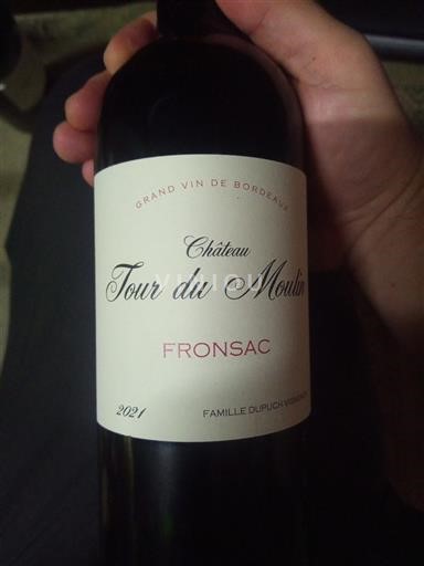 Bordeaux Fronsac Chateau Tour du Moulin 2021