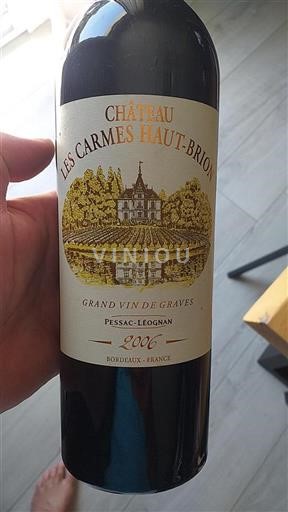 Bordeaux Pessac-Léognan Château Les Carmes Haut-Brion 2006