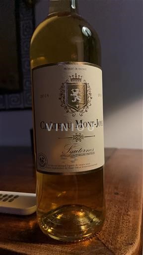 Bordeaux Sauternes Château Mont-Joye 2018