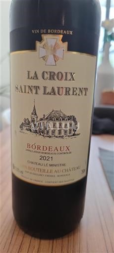 Bordeaux Château Le Ministre La Croix Saint Laurent 2021
