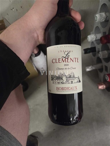 Burdeos Bordeaux Château La Clémente Champ de la Croix 2020