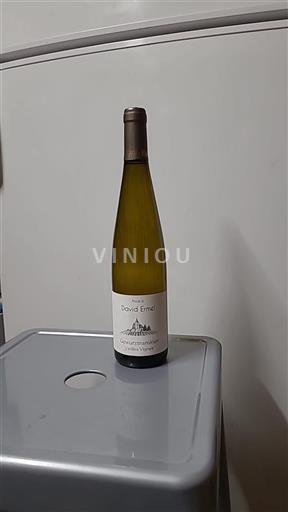 Vin Blanc sec Vieilles Vignes David Ermel 2022 France Alsace Gewurztraminer AOC Grand Cru