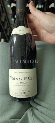 Borgoña Volnay Premier Cru Christophe Vaudoisey Les Mitans 2022