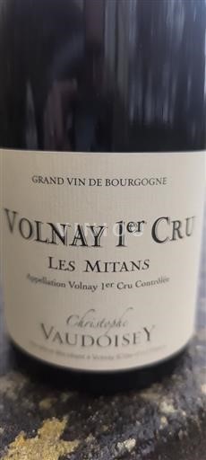 Bourgogne Volnay Premier Cru Christophe Vaudoisey Les Mitans 2022