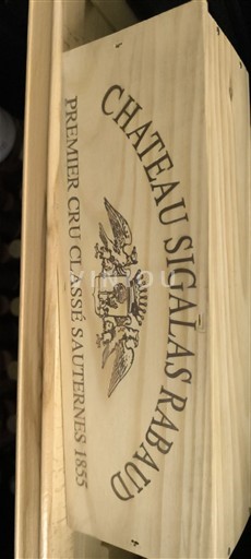 Bordeaux Sauternes Château Sigalas Rabaud 1er cru classé Sauternes 1855 2013