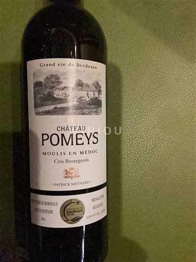Bordeaux Moulis-en-Médoc Château Pomeys 2014